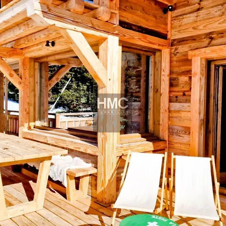 Bob Acces Direct Pistes Jacuzzi Prive 木屋 *